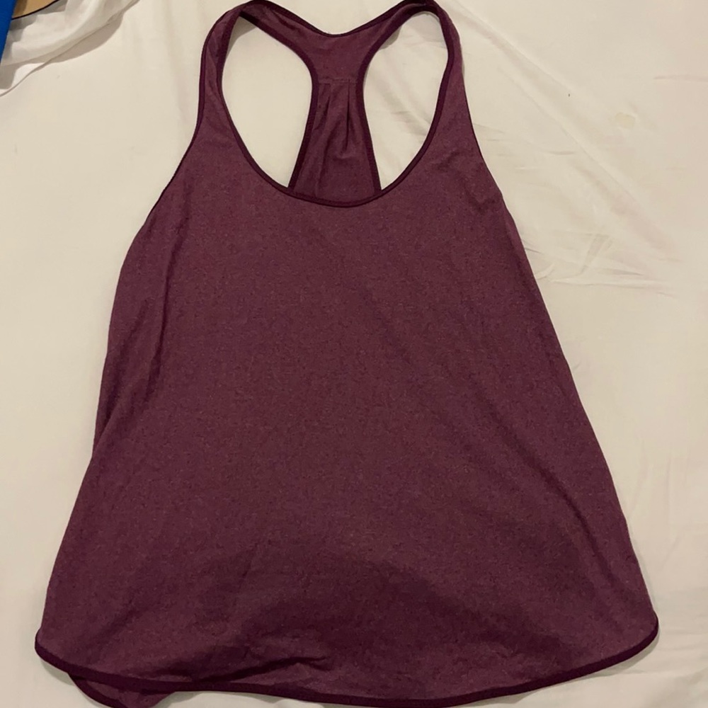 LULULEMON MAROON RACERBACK TANK